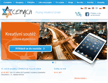 Tablet Screenshot of cemach.cz